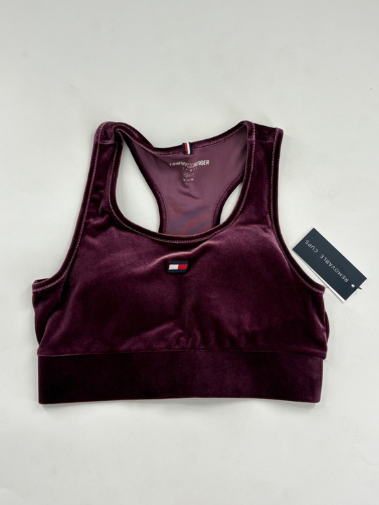 Tommy Hilfiger Other - Tommy Hilfiger Velvet Racerback Sports Bra - Plum